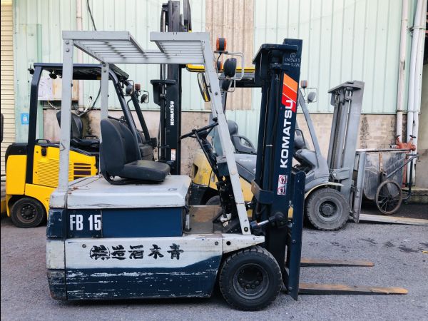 Xe nâng điện 3 bánh ngồi lái 1.8 tấn cũ