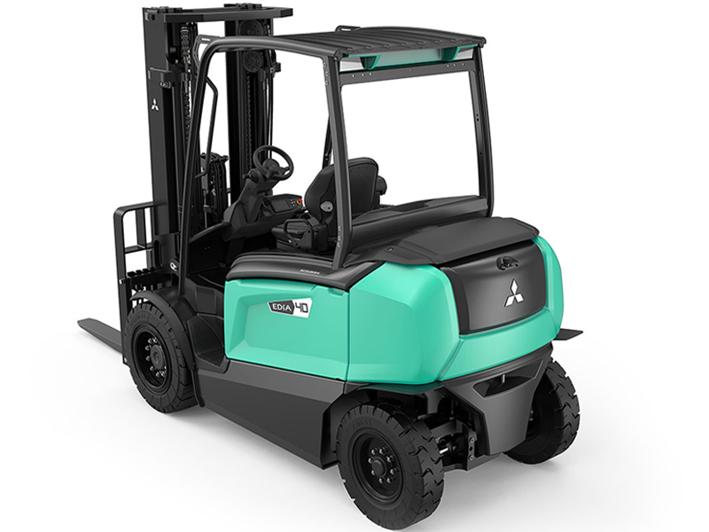Xe nâng điện 4 tấn 4 bánh ngồi lái Mitsubishi