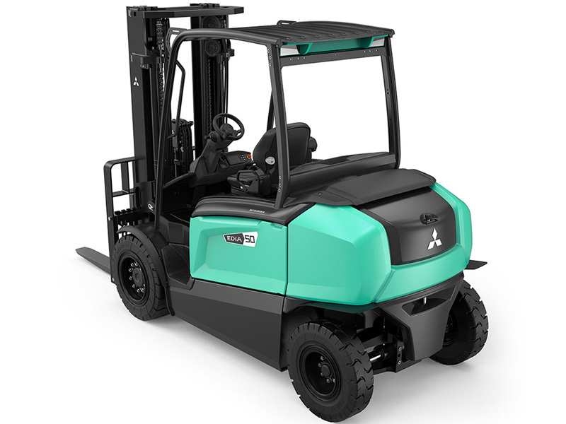 Xe nâng điện 5 tấn 4 bánh ngồi lái Mitsubishi