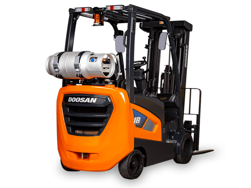 Xe nâng Xăng - Gas 1.8 tấn Doosan